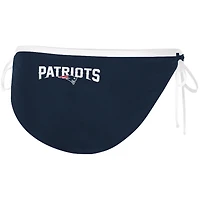 Women's G-III 4Her by Carl Banks Navy New England Patriots Perfect Match Bikini Bottom