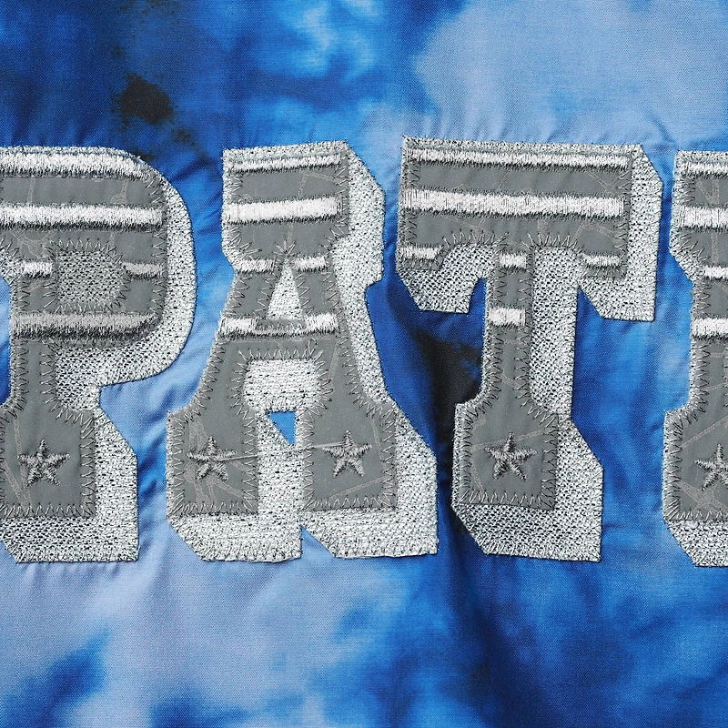 Veste à capuche et coupe-vent Galaxy des Patriots de la Nouvelle-Angleterre Mitchell & Ness pour femme, bleu marine