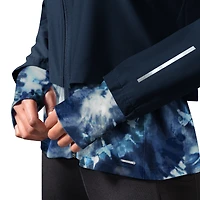 Women's MSX by Michael Strahan Navy New England Patriots Grace Raglan Full-Zip Running Jacket
