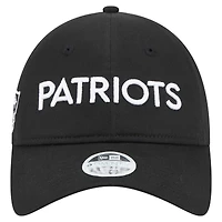 Women's New Era Black New England Patriots Cece 9TWENTY Adjustable Hat