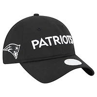 Women's New Era Black New England Patriots Cece 9TWENTY Adjustable Hat