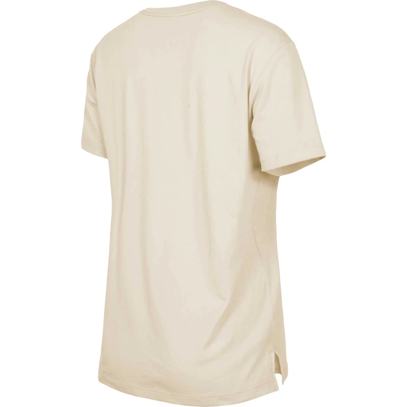 Women's New Era  Tan England Patriots Third Down Historic T-Shirt
