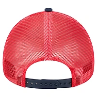 Women's New Era White/Navy New England Patriots Friendship Bracelet 9FORTY Adjustable Hat