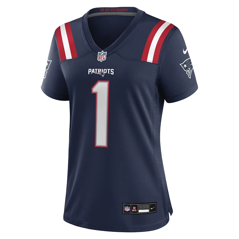 Women's Nike A.J. Brown Navy New England Patriots Game Jersey