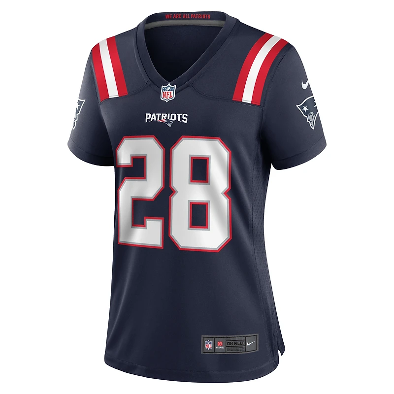 Women's Nike Ameer Speed Navy New England Patriots Game Jersey