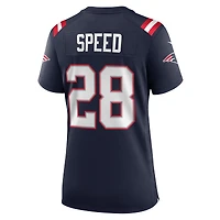 Women's Nike Ameer Speed Navy New England Patriots Game Jersey