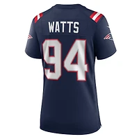 Women's Nike Armon Watts Navy New England Patriots Game Jersey