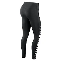 Women's Nike Black New England Patriots Primetime Yard Line Leggings