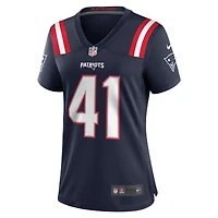 Women's Nike Brenden Schooler Navy New England Patriots Game Jersey