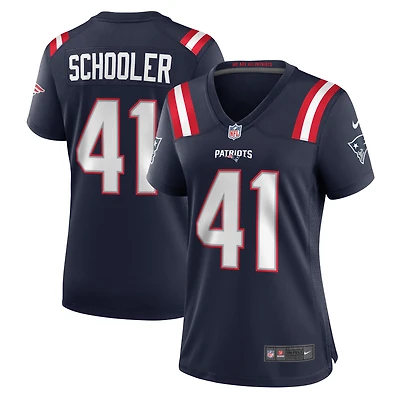 Women's Nike Brenden Schooler Navy New England Patriots Game Jersey