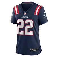 Women's Nike Charles Woods  Navy New England Patriots Team Game Jersey