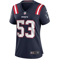 Maillot de joueur retraité Nike Chris Slade pour femme des New England Patriots Game, bleu marine