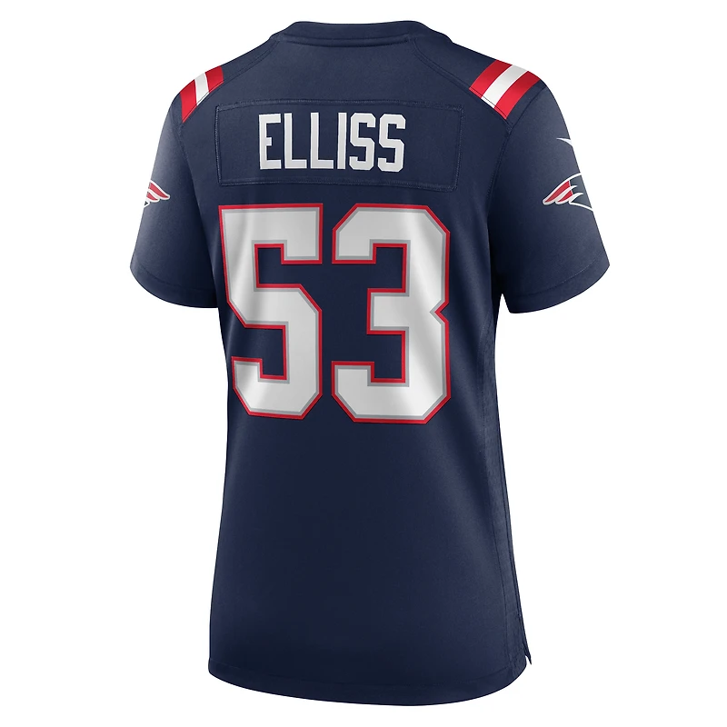Women's Nike Christian Elliss Navy New England Patriots Game Jersey