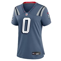 Women's Nike Christian Gonzalez Storm Blue New England Patriots 2025 Rivalries Collection Game Jersey