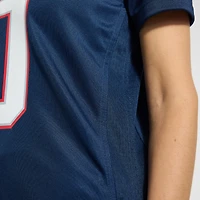 Women's Nike Christian Gonzalez  Navy New England Patriots Team Game Jersey