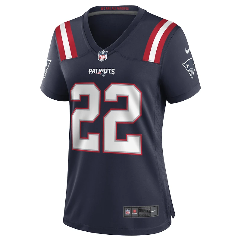 Maillot de match Nike Cody Davis des New England Patriots pour femme, bleu marine