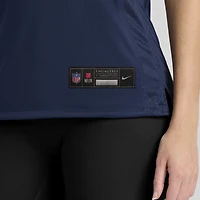 Maillot de match Nike DeVante Parker pour femme, bleu marine, New England Patriots
