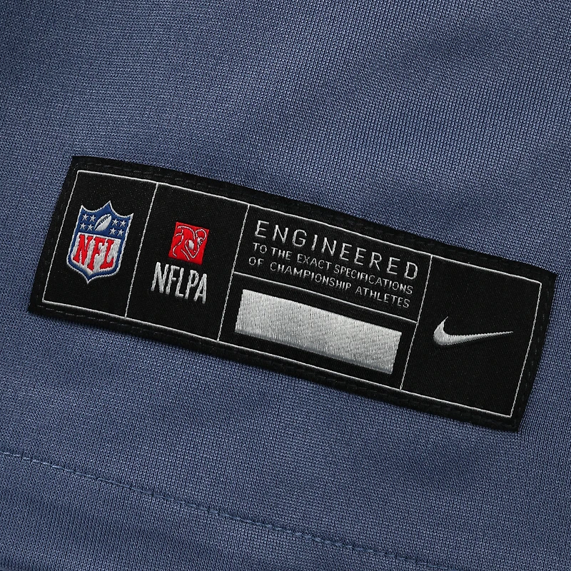 Women's Nike Drake Maye Storm Blue New England Patriots 2025 Rivalries Collection Game Jersey