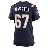 Maillot Nike Hayden Howerton bleu marine pour femme des New England Patriots