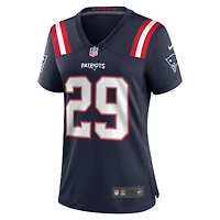Women's Nike Isaiah Bolden  Navy New England Patriots Team Game Jersey