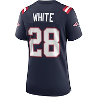 Women's Nike James White Navy New England Patriots Game Jersey
