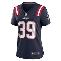 Women's Nike JaMycal Hasty Navy New England Patriots Game Jersey