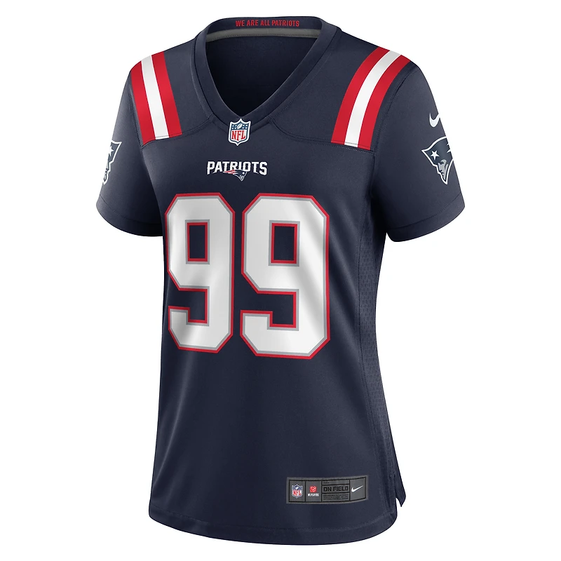 Women's Nike Keion White Navy New England Patriots Game Jersey