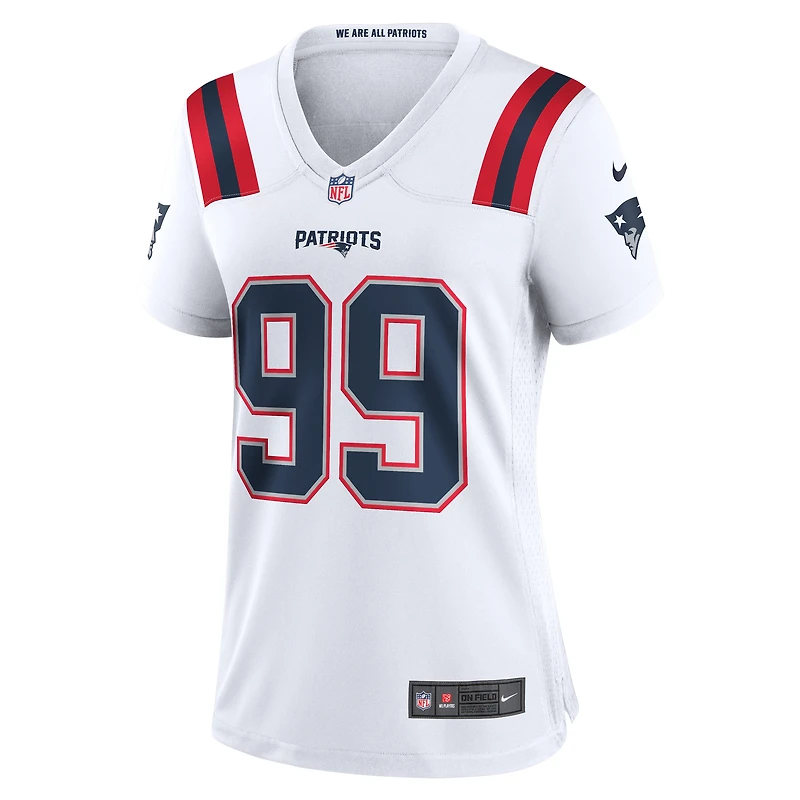 Women's Nike Keion White  New England Patriots Game Jersey