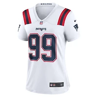 Women's Nike Keion White  New England Patriots Game Jersey