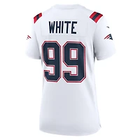 Women's Nike Keion White  New England Patriots Game Jersey