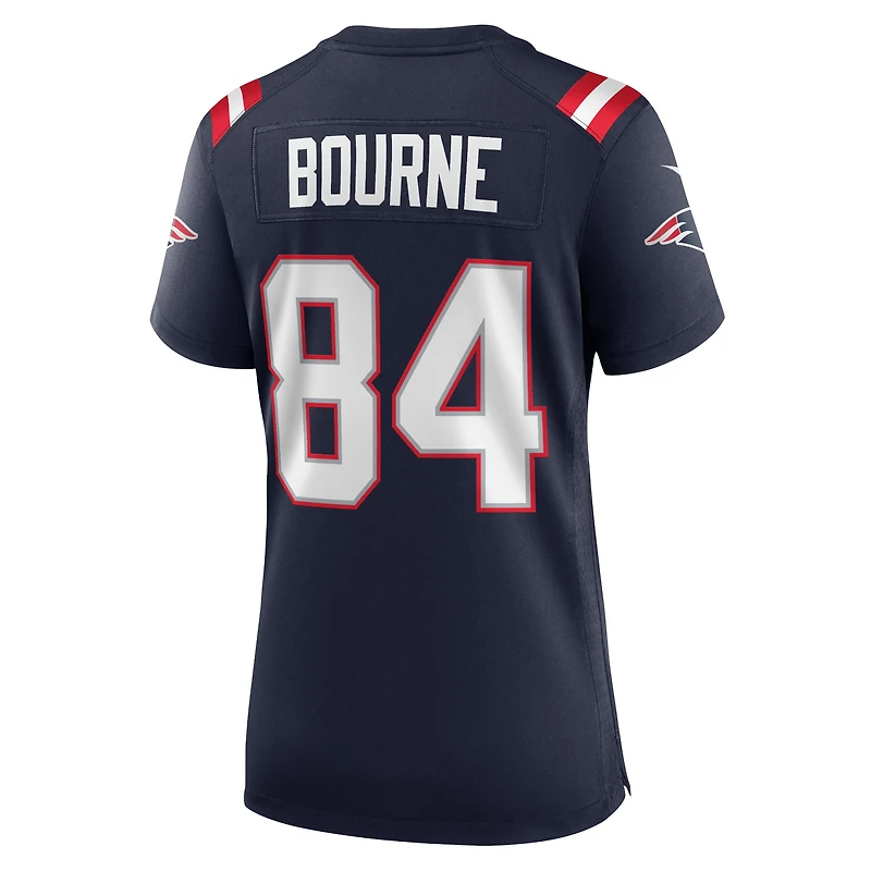 Maillot de match Nike Kendrick Bourne pour femme, bleu marine, New England Patriots