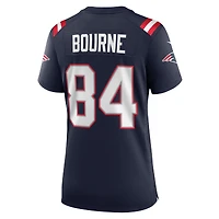 Maillot de match Nike Kendrick Bourne pour femme, bleu marine, New England Patriots