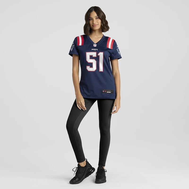Women's Nike Keshawn Banks Navy New England Patriots Game Jersey