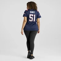 Women's Nike Keshawn Banks Navy New England Patriots Game Jersey