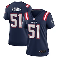 Women's Nike Keshawn Banks Navy New England Patriots Game Jersey