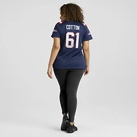 Women's Nike Lester Cotton Sr.  Navy New England Patriots Team Game Jersey