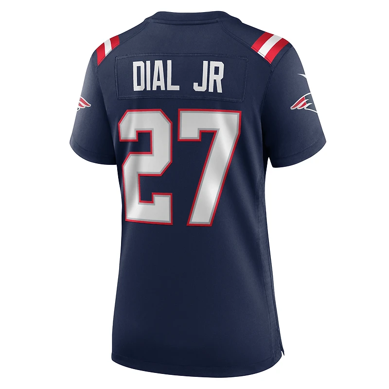 Maillot Nike Marcellas Dial Jr. bleu marine pour femme des New England Patriots