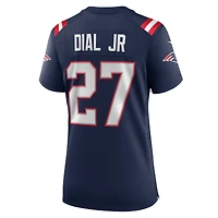 Maillot Nike Marcellas Dial Jr. bleu marine pour femme des New England Patriots