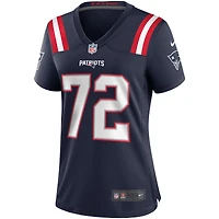 Maillot de joueur retraité du match des New England Patriots Nike Matt Light Navy pour femme