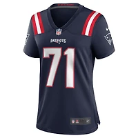 Maillot Nike Mike Onwenu bleu marine des New England Patriots pour femme
