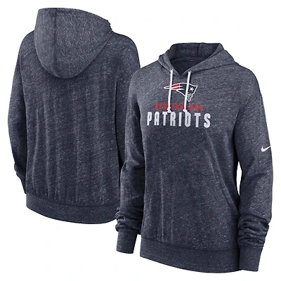 Sweat à capuche Nike New England Patriots taille plus pour femme Vintage Gym