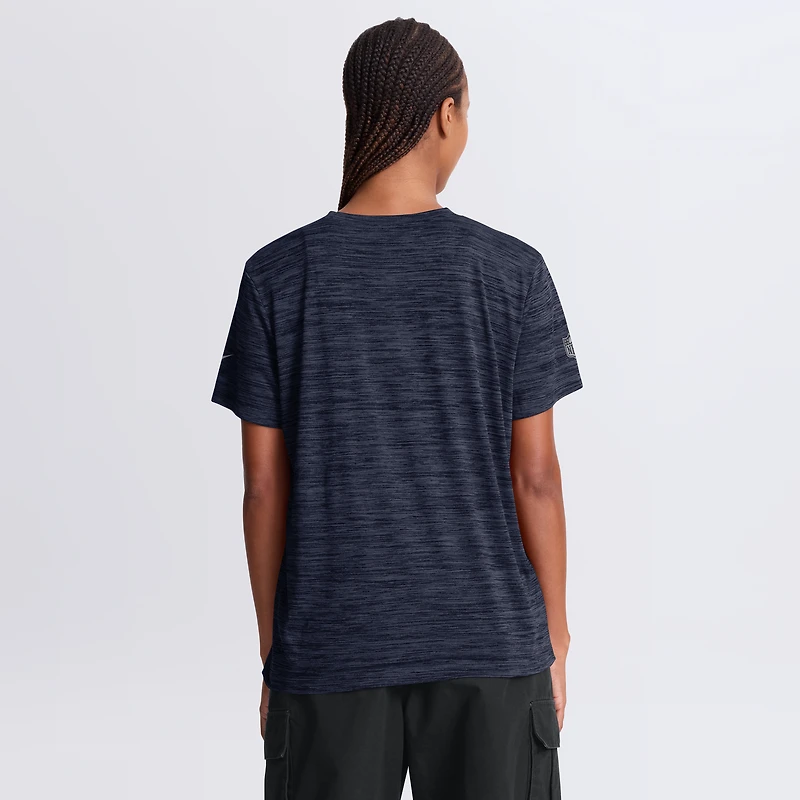 Women's Nike Navy New England Patriots Sideline Velocity Dri-FIT T-Shirt