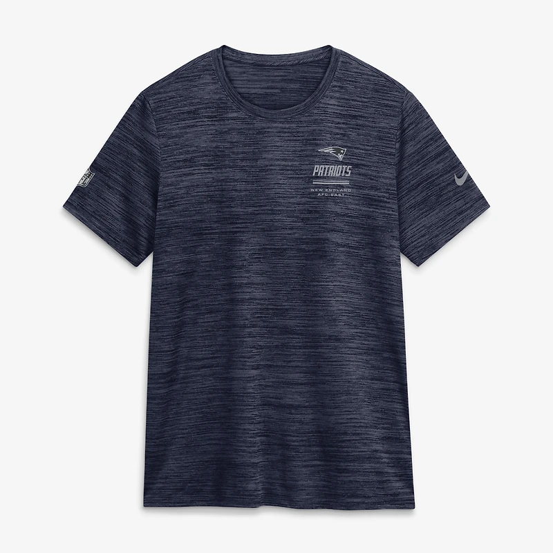 Women's Nike Navy New England Patriots Sideline Velocity Dri-FIT T-Shirt