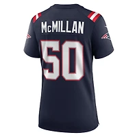 Maillot Nike Raekwon McMillan bleu marine pour femme des New England Patriots