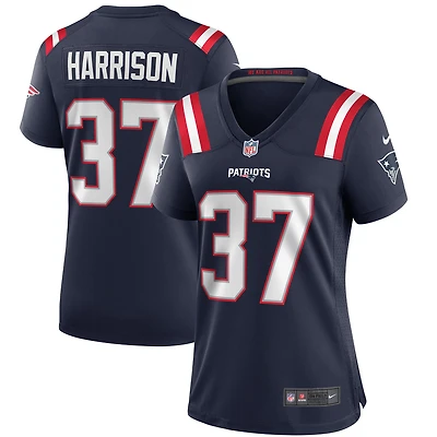 Maillot de joueur retraité Nike Rodney Harrison pour femme, bleu marine, New England Patriots Game