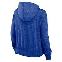 Women's Nike Royal New England Patriots Lightweight Rewind Vintage Pullover Hoodie