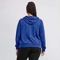 Women's Nike Royal New England Patriots Lightweight Rewind Vintage Pullover Hoodie