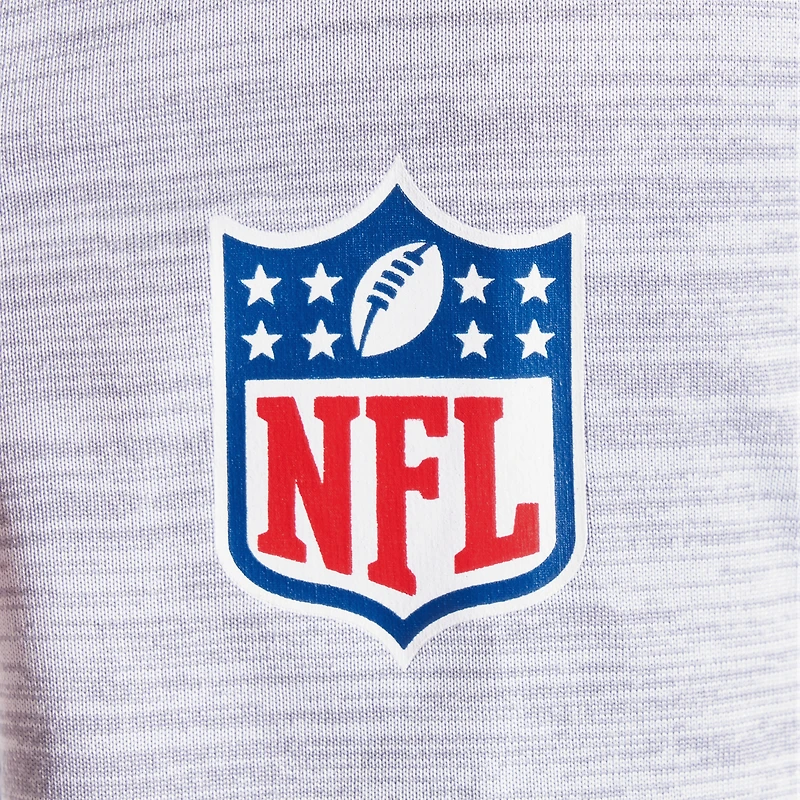 T-shirt Nike argent pour femme New England Patriots 2025 Rivalries Collection Sideline Velocity Dri-FIT