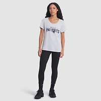 T-shirt Nike Silver New England Patriots 2025 Rivalries Collection Slub Dri-FIT pour femme