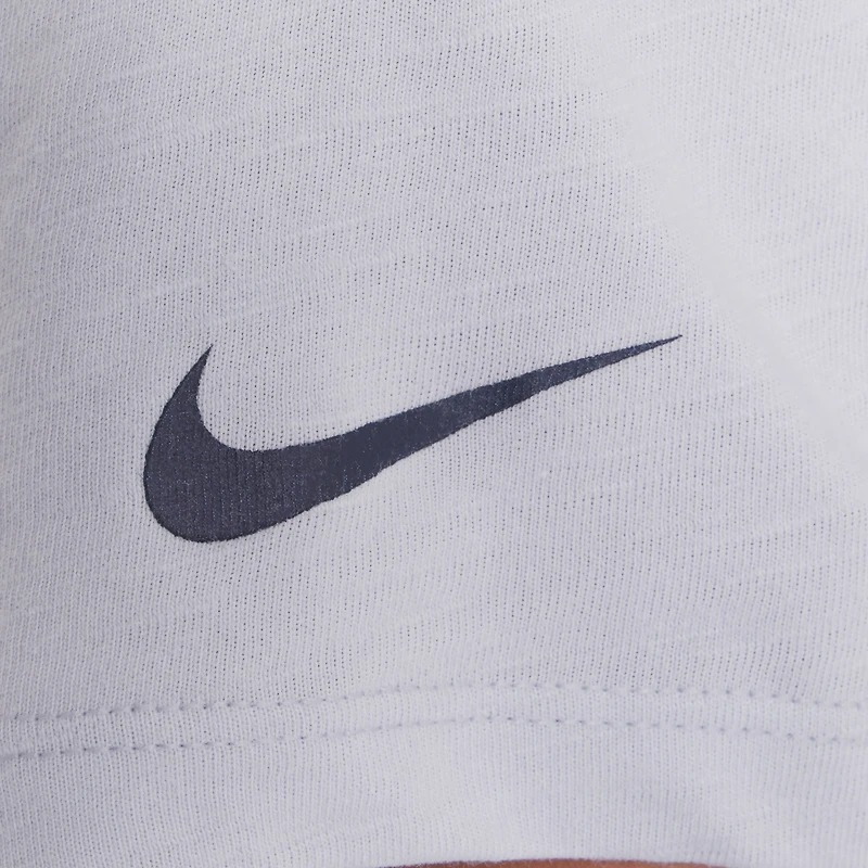 Women's Nike Silver New England Patriots 2025 Rivalries Collection Slub Dri-FIT T-Shirt